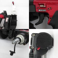 makita マキタ 42mm 高圧エアビス打ち機 赤 ケース付 AR412HR 中古 【工具専門店 テイクハンズ金沢野々市店】の画像