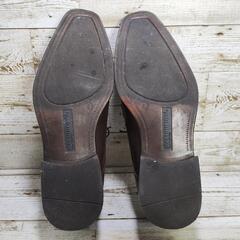 stefanorossi ステファノロッシ スワールトゥ 25.0cm ブラウン 茶 本革 本皮 ビジネスシューズの画像