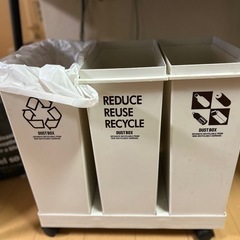 ゴミ箱　蓋無し　引き取り限定　キャスター付き