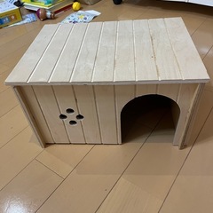 ラビットハウスうさぎ・小動物用木製隠れ家