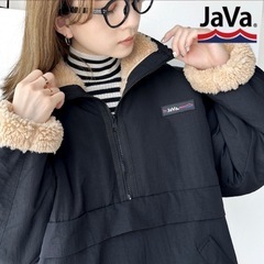 最終価格【美品】javaリバーシブル ハーフジップナイロンボアブ...