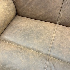 ★911『３人掛けソファーお探しの方必見』 3人掛けソファー【茶】　　リサイクルマート鹿児島宇宿店の画像