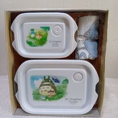 となりのトトロ　フードコンテナー＆おしぼりセット