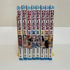 ONE PIECE ワンピース 1〜8巻の画像
