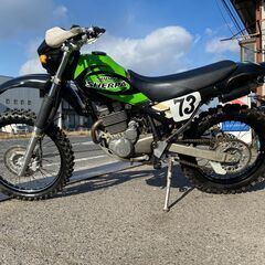 カワサキ スーパーシェルパ KL250G 3517km 実動 書類付き 吹け上がり良好 レストア 林道 エンデューロ カスタムベースにもの画像