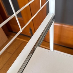 レンジラック(電子レンジ、 炊飯器、トースター収納)　ホワイト　　の画像