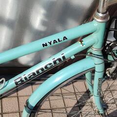 Bianchi NYALA 水色 チェレステ　クロスバイク　熊本市近傍は配達可能（調整）宅急便発送は出来ません。の画像