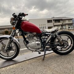 スズキ GN125H 実動 書類付き 吹け上がり良好 チョッパー ボバー アメリカン レストア カスタムベースにもの画像