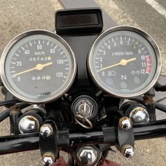 スズキ GN125H 実動 書類付き 吹け上がり良好 チョッパー ボバー アメリカン レストア カスタムベースにもの画像