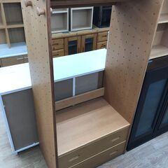 ★ジモティ割あり★  シェルフ ブラウン H144×W70×D4...