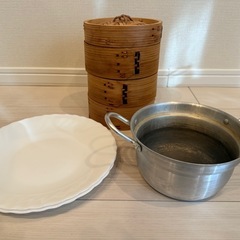せいろセット、平皿2枚
