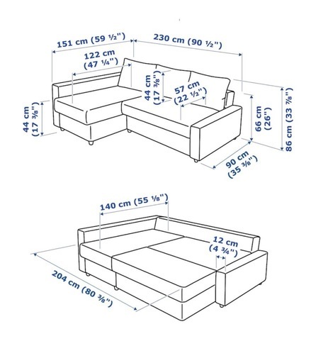 IKEAソファーベッド