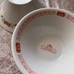 王将　ラーメン鉢2つ