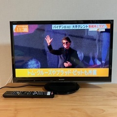 極美品　SHARP AQUOS24型テレビ