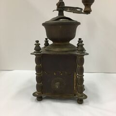 JME014) ヨーロッパ輸入雑 アンティーク レトロ 雑貨 観賞用コーヒーミル オシャレなインテリア小物 中古品【取りに来られる方限定】