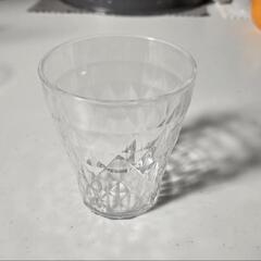 （お話中）透明コップ 2つの画像
