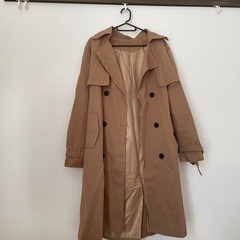 キャメル  トレンチコート 6つボタン