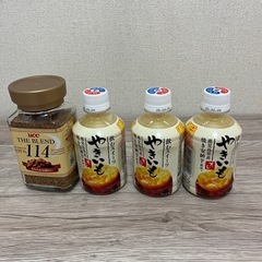 インスタントコーヒーとジュース