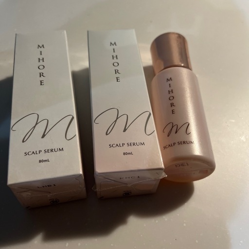 ミホレ　育毛剤　2個新品＋1個使用品