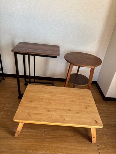 ミニ家具3点（計1,500円）