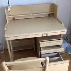学習机　勉強机　学習椅子　小学生　机　デスクの画像