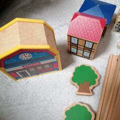 木製レールセットの画像