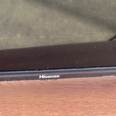 ジャンク品　リモコン付　Ｈisens 液晶テレビの画像