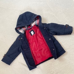 baby GAP フード付きダッフルコート 90サイズ　子供服　 アウターの画像