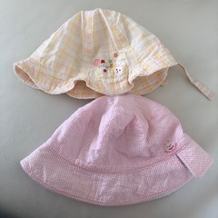 mikihouse新生児帽子2点の画像