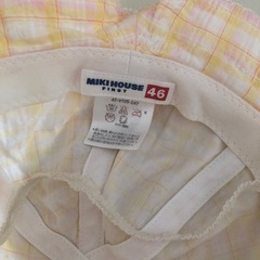 mikihouse新生児帽子2点の画像