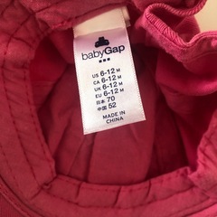 GAP赤ちゃん帽子の画像