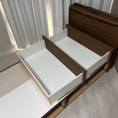 【0円】ベッドフレーム、ベッドヘッド