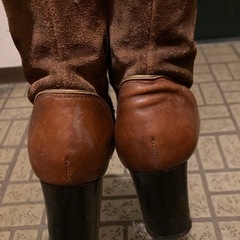 Marc by Marc Jacobs スウェードスタッズトゥ編み上げショートブーツ百貨店購入の画像