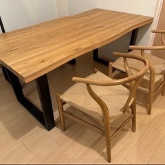 2脚セット】ダイニング チェア 木製 ワイチェア 風ウッド ダイニング