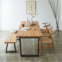 2脚セット】ダイニング チェア 木製 ワイチェア 風ウッド ダイニング