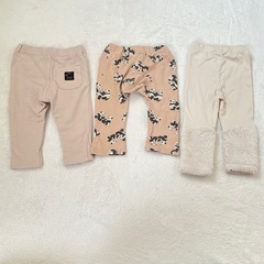 美品　子供服　パンダ柄　ふわふわ　パンツセット 80・90の画像