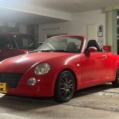 ダイハツ　コペン　車検長い　5MT 車高調！