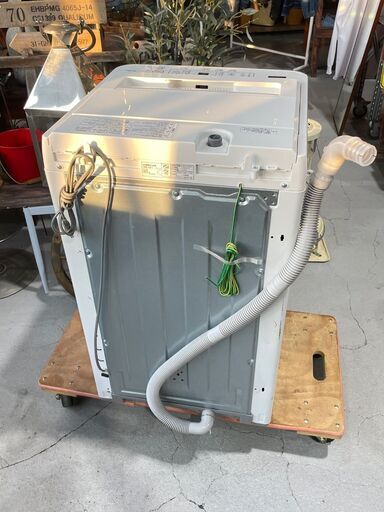 ★YAMADA ヤマダ電機★5㎏洗濯機 YWM-T50H1 2021年 ホワイト W55.4cm シンプル操作 コンパクト 1～2人 