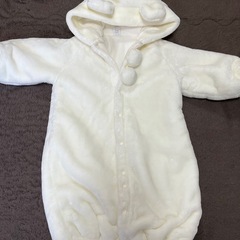 ④ ①②④で200円　ほぼ未使用ベビー服50〜70 モフモフ分厚め子供服の画像