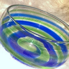 綺麗な色のガラスの何か！笑の画像