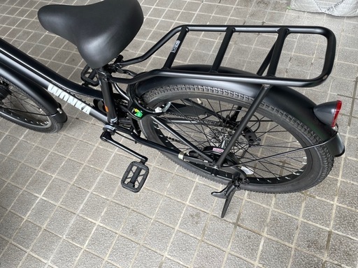 ほぼ新品！子供車２２型　６段変速マットブラック