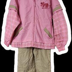 【お取引決定】ellesseエレッセ女児用ジュニアスキーウェア1...