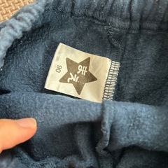 パジャマ 90 裏起毛 腹巻の画像
