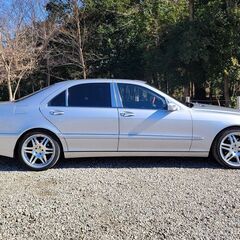 左ハンドル!オールBRABUS仕様!車検令和7年7月8日!W220 メルセデスベンツ S500L!サンルーフ!19インチブラバスホイール!の画像