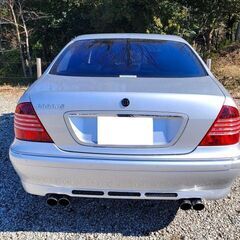 左ハンドル!オールBRABUS仕様!車検令和7年7月8日!W220 メルセデスベンツ S500L!サンルーフ!19インチブラバスホイール!の画像