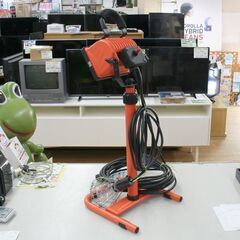 点灯確認済み 投光器 2灯仕様 高さ・角度調節可 札幌市 清田区 平岡の画像