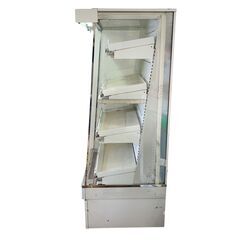 25C050_ジD【来店引き取り歓迎！】SANDEN サンデン 冷蔵・温蔵ショーケース RSG-H650DZB 動作確認済み 業務用 現状品 中古の画像