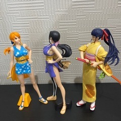 ワンピース ワノ国編 フィギュア 3体の画像