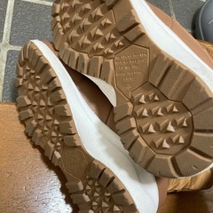 子ども　キッズ　スノーブーツ　20センチ　茶　ブラウンの画像