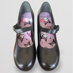 【美品】クロミちゃんヒールローファーの画像